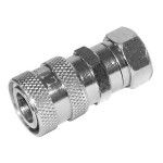 Engate R�pido De Esfera De 1/4 Rosca F�mea 1/4